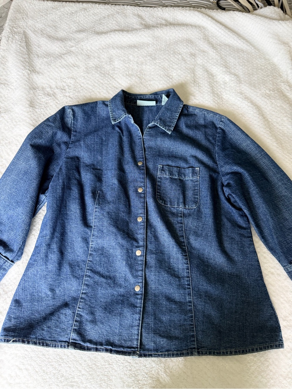 Marsh Landing Dark Blue Denim Shirt Jacket